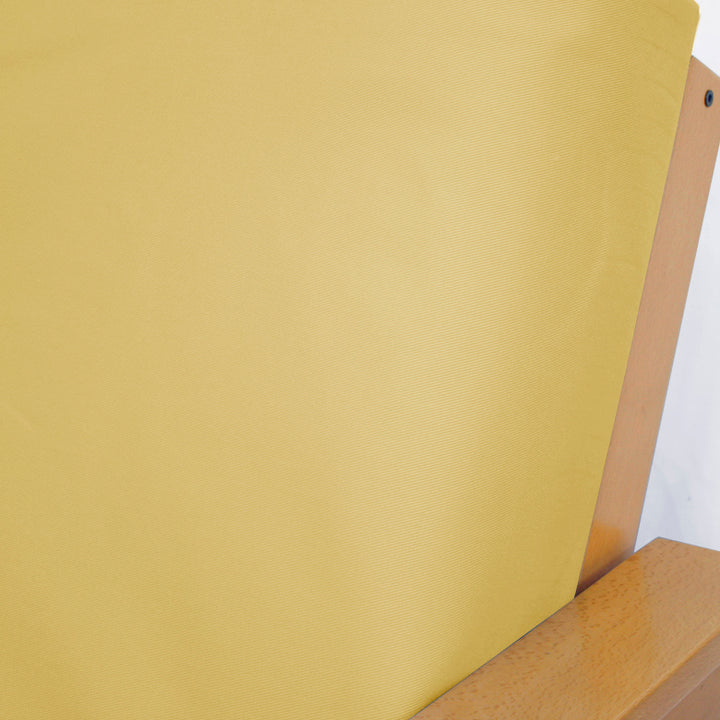 Mustard Yellow Poplin Custom Armrest Cover