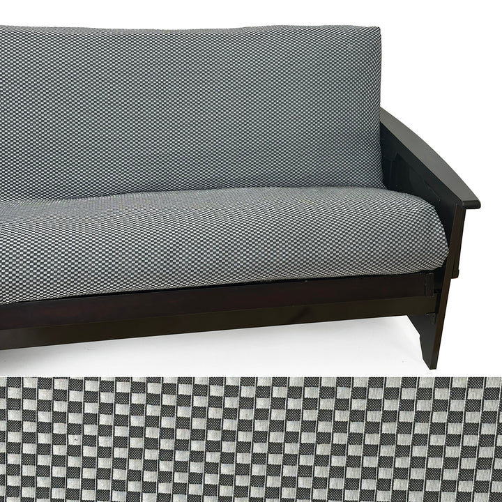 FlexFit Gray Checkerboard Custom Furniture Slipcover