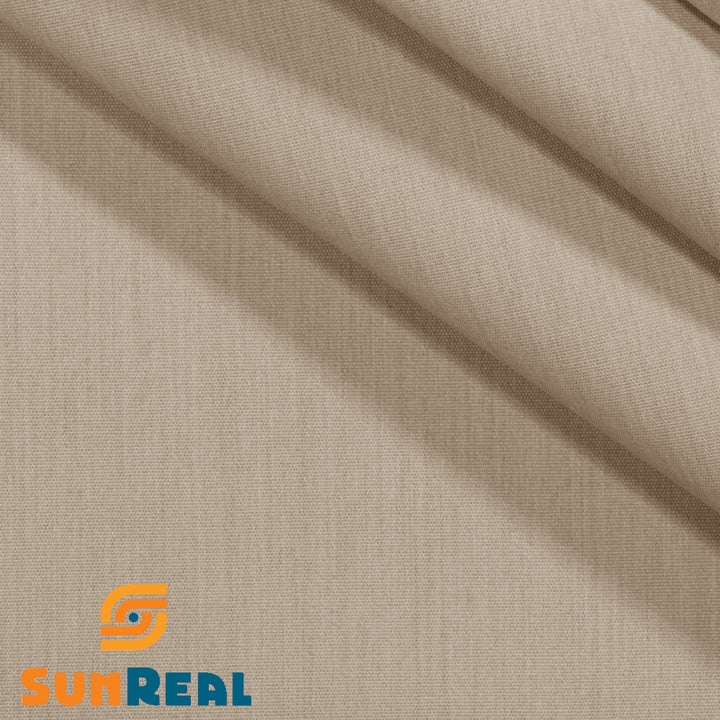 SunReal® Flax Beige Futon Cover