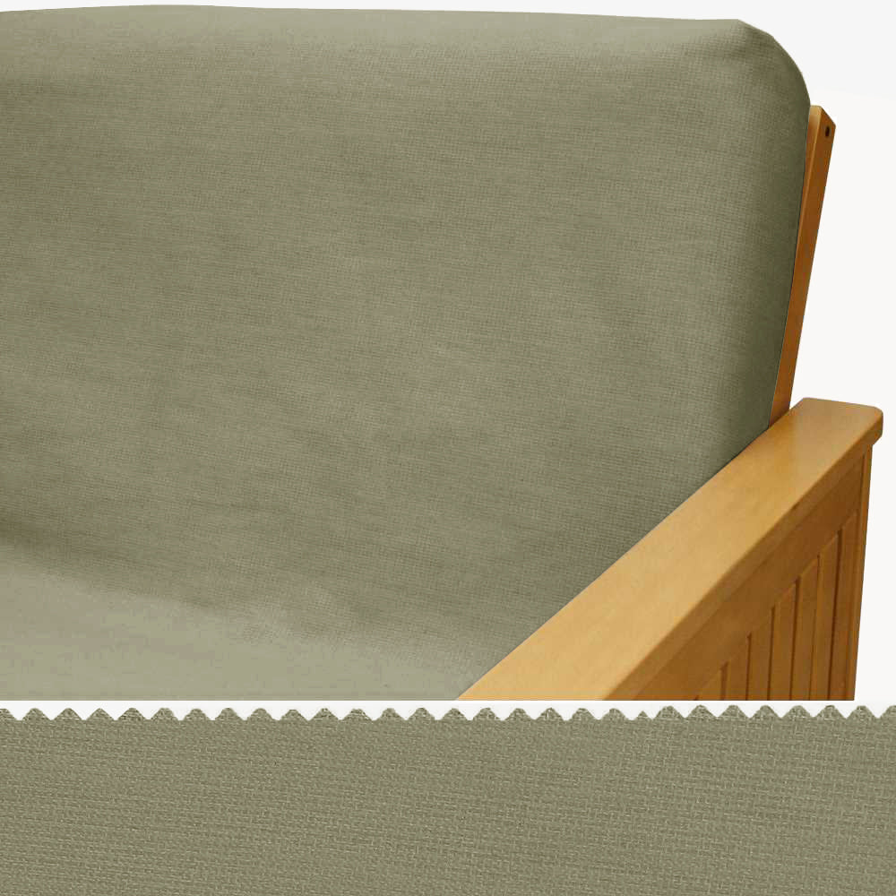 Mist Green Performance Canvas Futon Cover