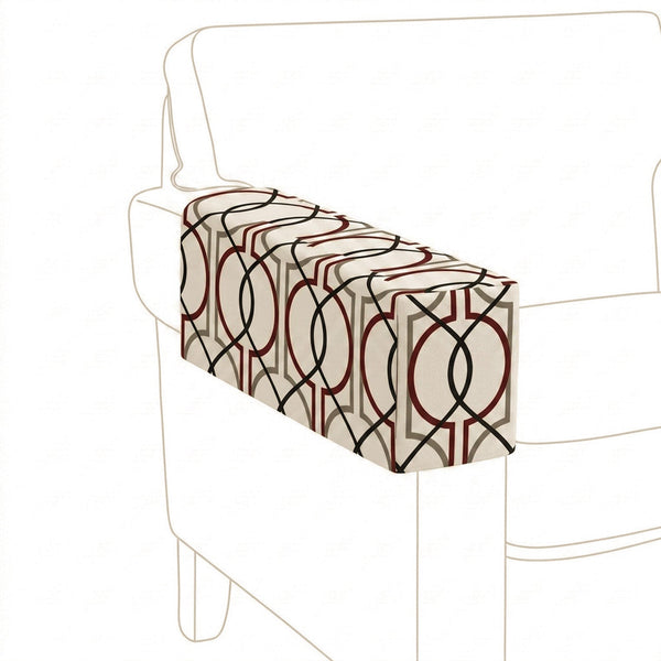 Spanish Trellis Canvas Print Custom Armrest Cover