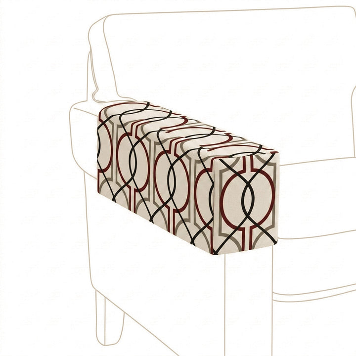 Spanish Trellis Canvas Print Armrest Cover