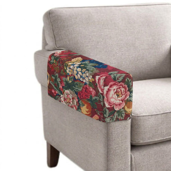 Tuscan Villa Canvas Print Custom Armrest Cover
