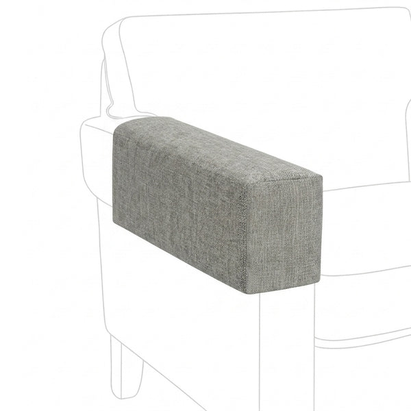 Soft Gray Custom Armrest Cover