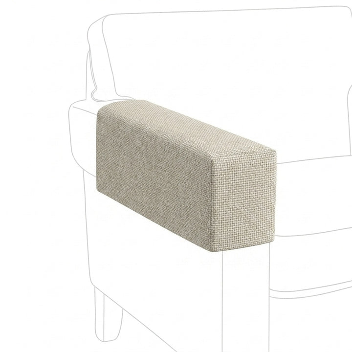Rustic Oatmeal Custom Armrest Cover