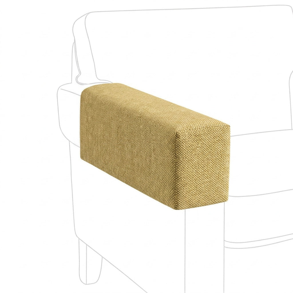 Harvest Gold heavyweight canvas custom armrest cover