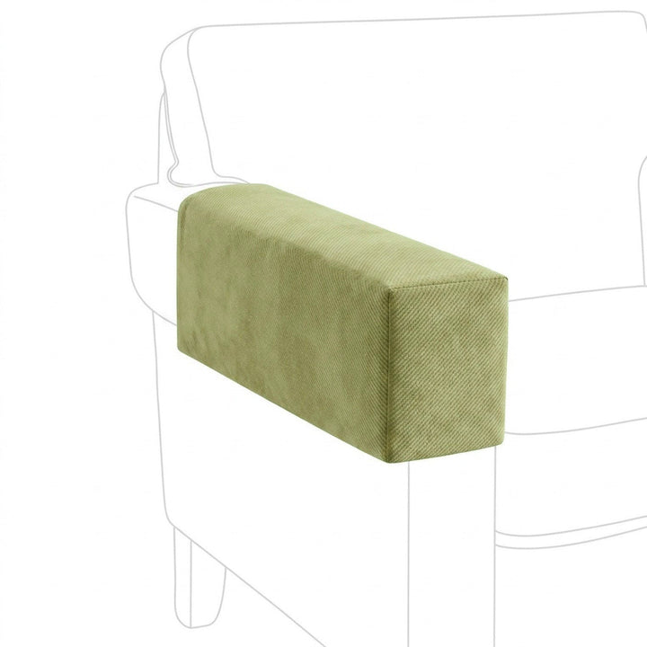 Basil Green Twill Custom Armrest Cover