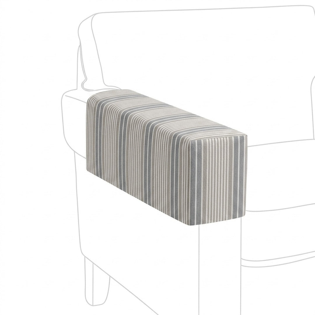 Country House Herringbone Weave Armrest Cover