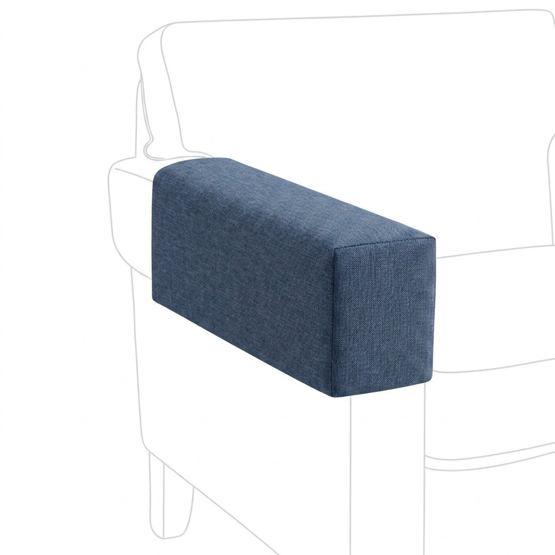 Chambray Blue Armrest Cover