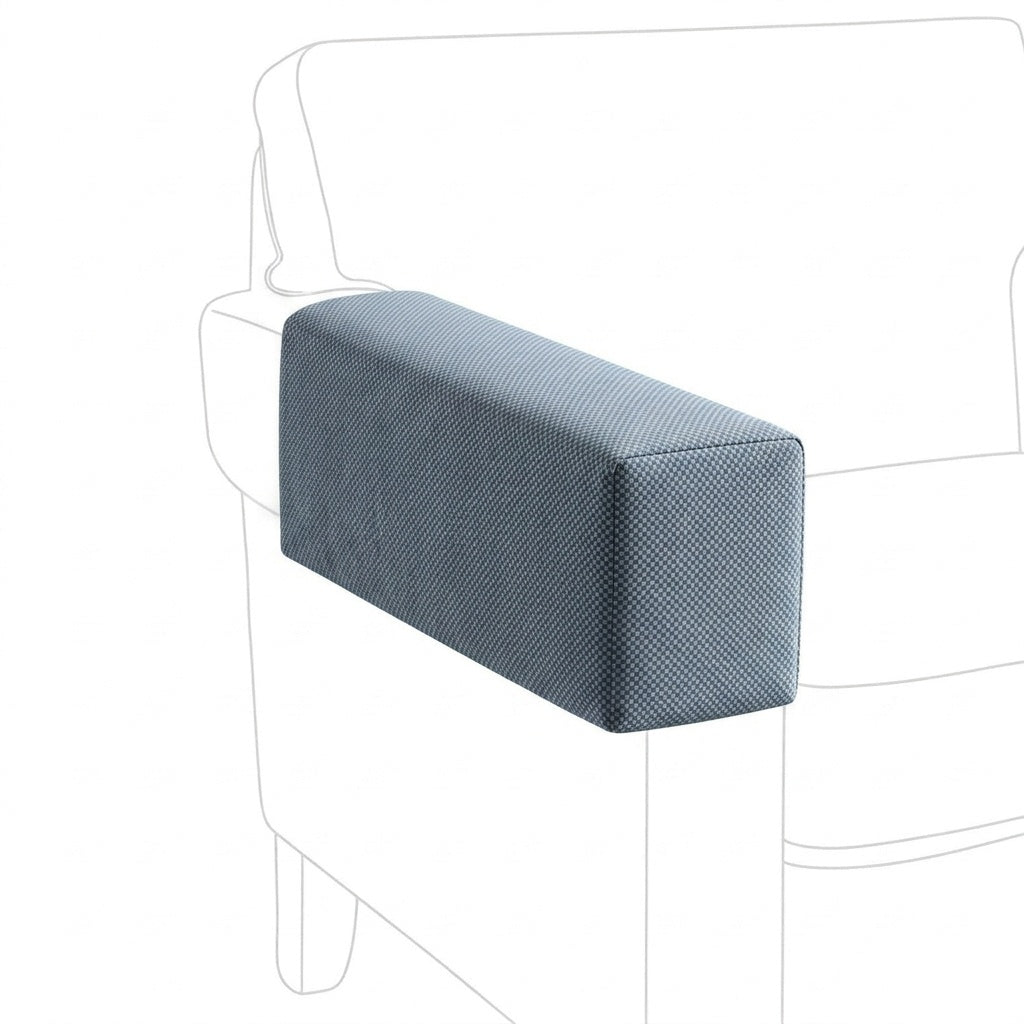 Steel Blue Diamond indoor/outdoor custom armrest cover