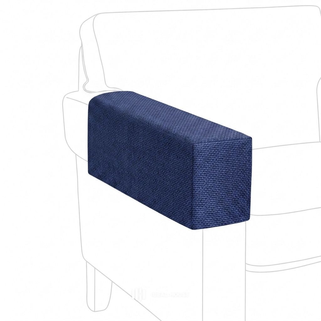 Royal Navy Outdoor Performance custom armrest cover in royal navy