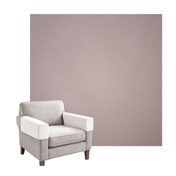 Lilac Poplin Custom Armrest Cover