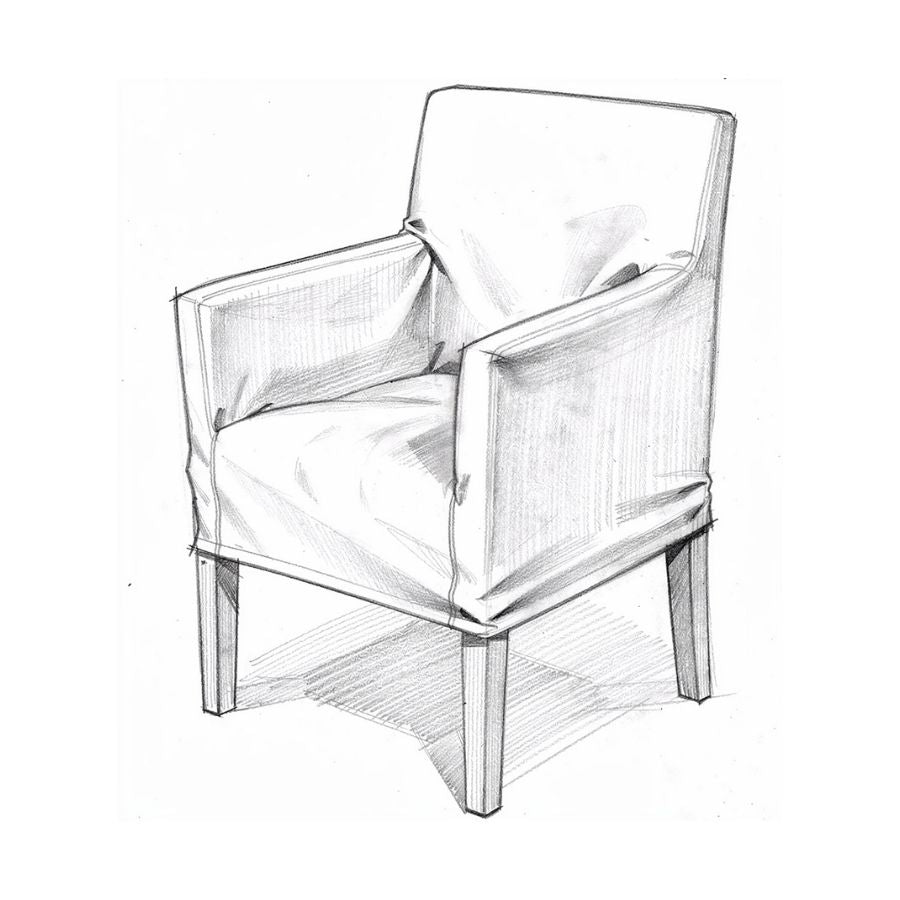 Dining Chair with Arms