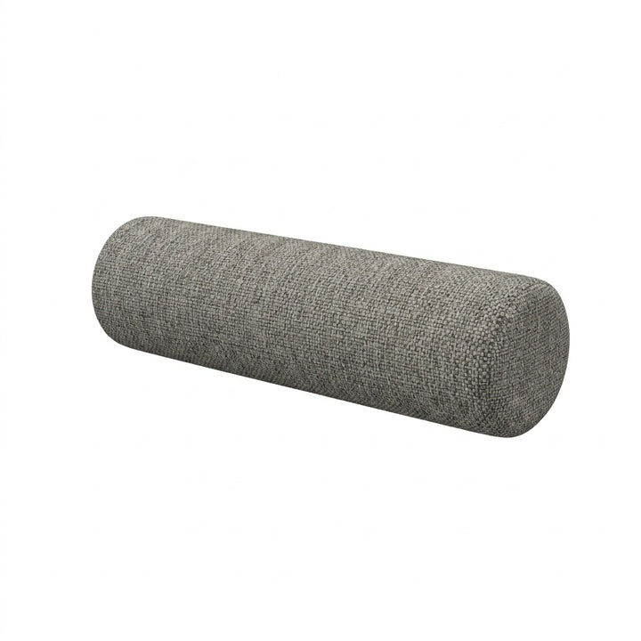Smooth Gray Premium Weave Bolster Pillow