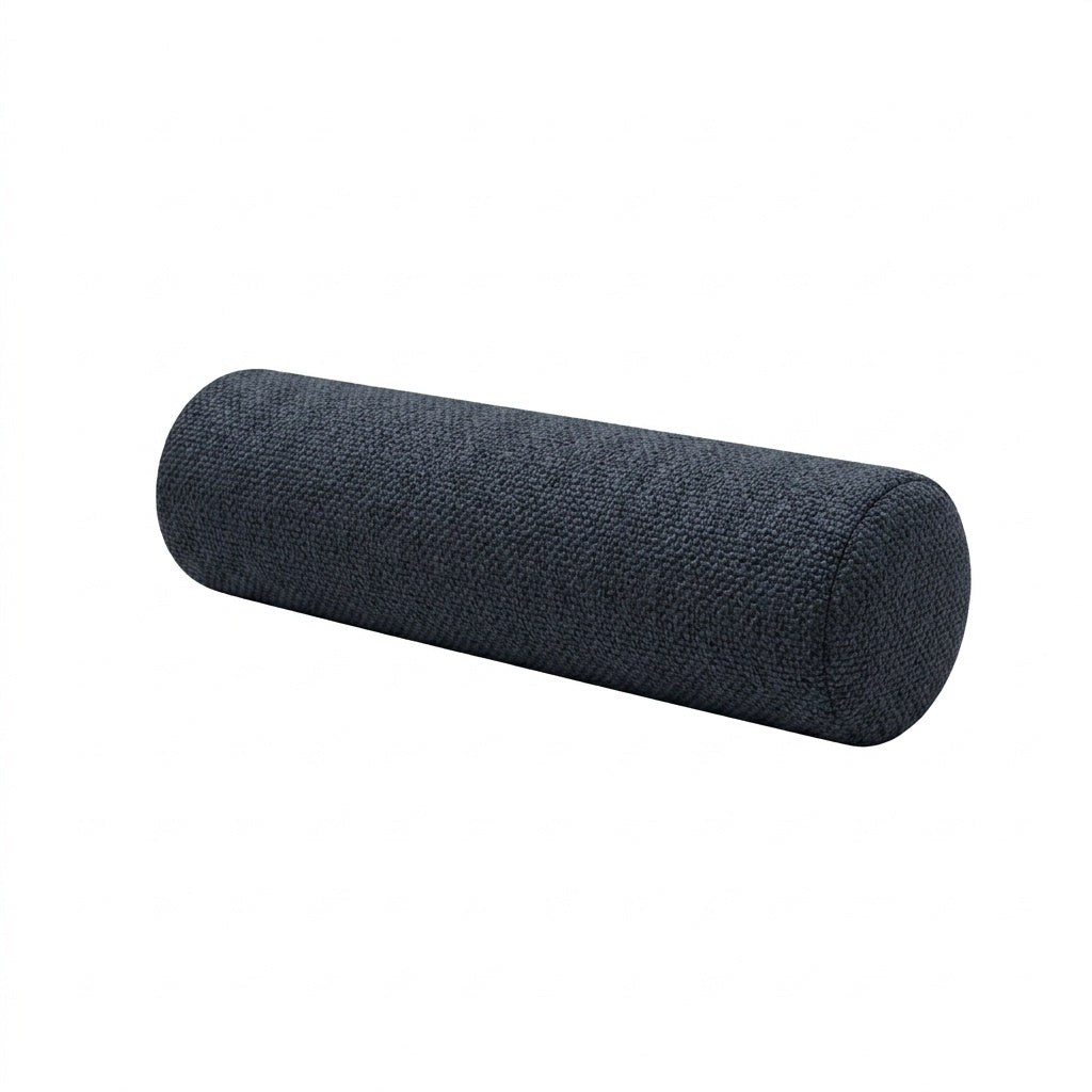 Oxford Blue performance weave bolster pillow