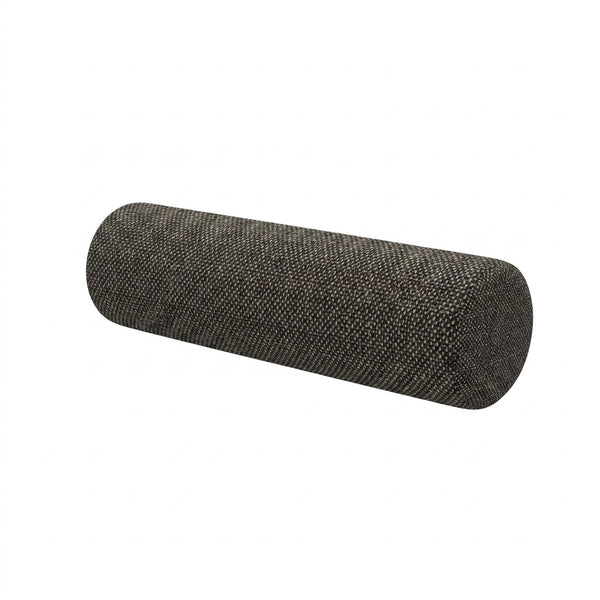 Midnight Charcoal Premium Weave Bolster Pillow