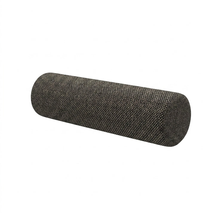 Midnight Charcoal Premium Weave Bolster Pillow