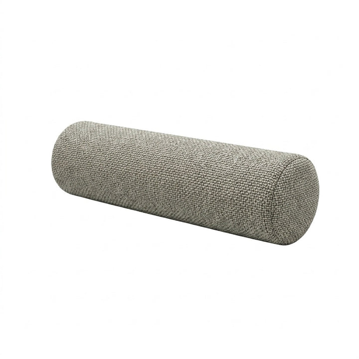 Dove Gray performance weave bolster pillow