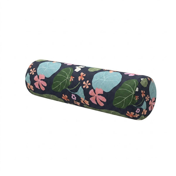 Water Lilly Canvas Print Bolster Pillow