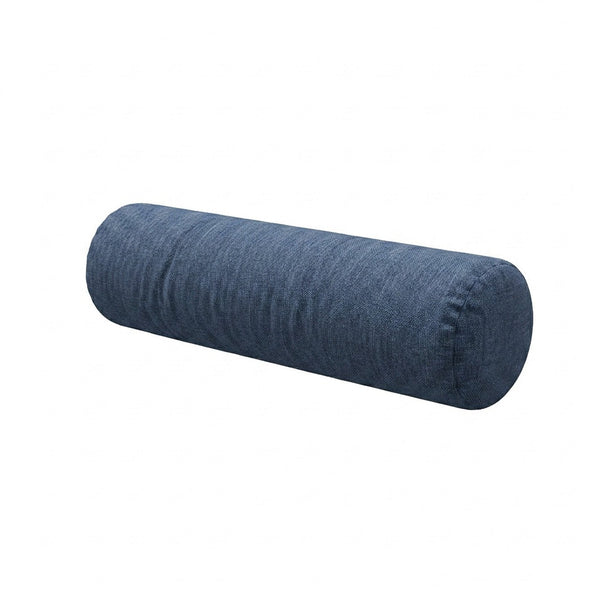 Chambray Blue Bolster Pillow