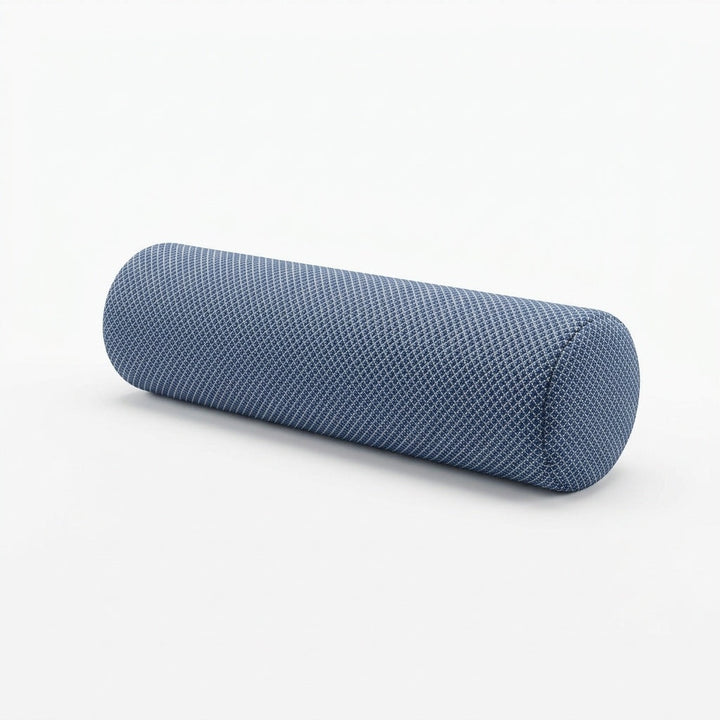 Steel Blue Diamond indoor/outdoor bolster pillow