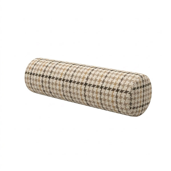 Classic Houndstooth Bolster Pillow