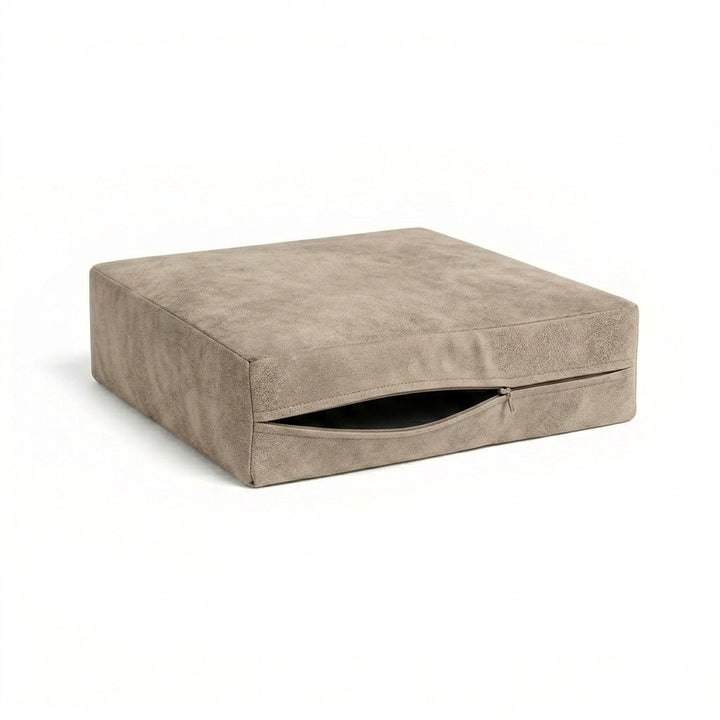 Stucco Gray SuedeTouch Custom Cushion Cover