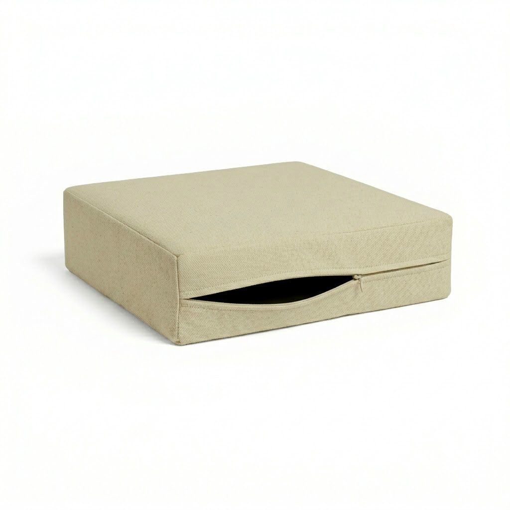 Durable Khaki Ripstop Custom Cushion Cover