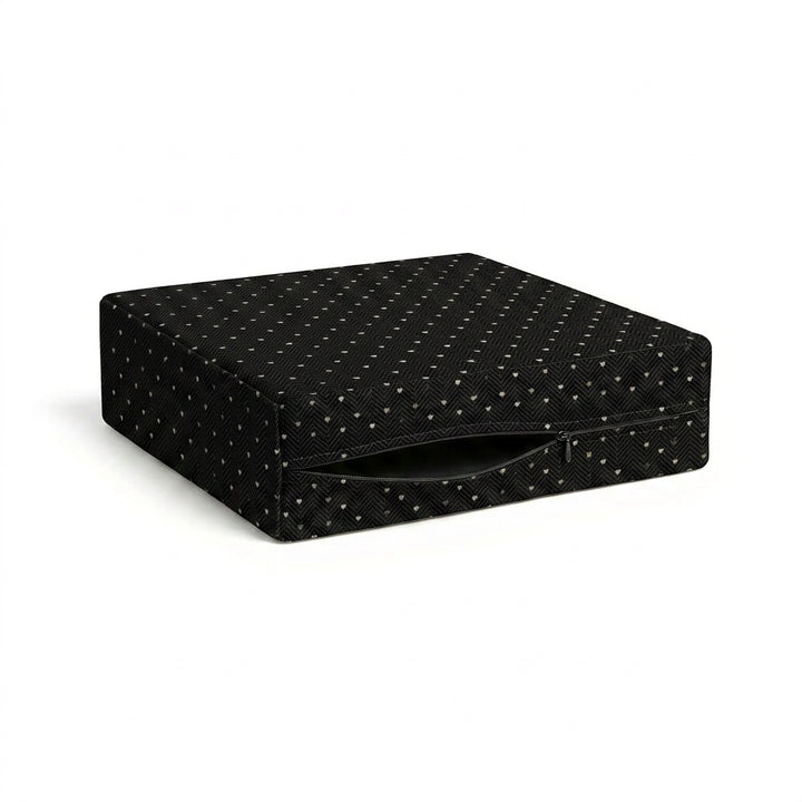 Black Micro Dot Custom Cushion Cover