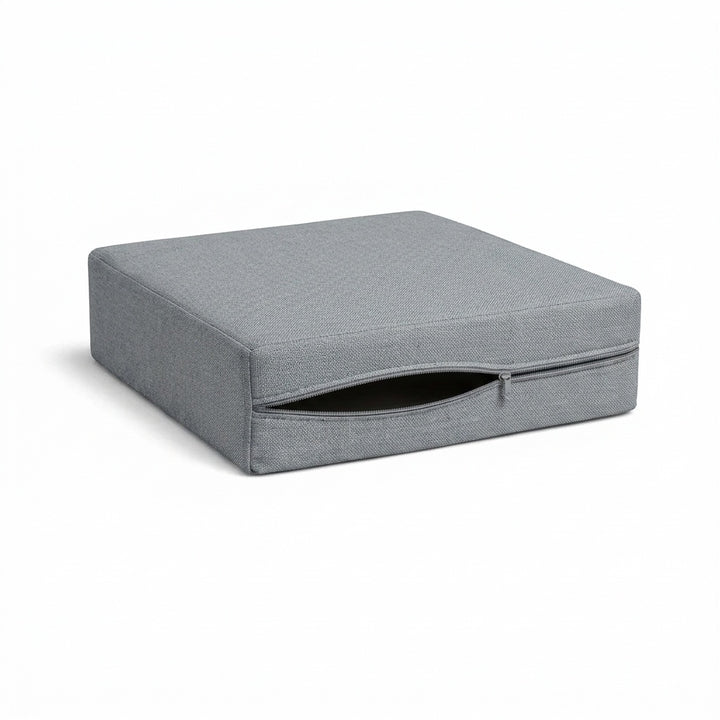 Graphite Gray Custom Canvas Cushion Cover