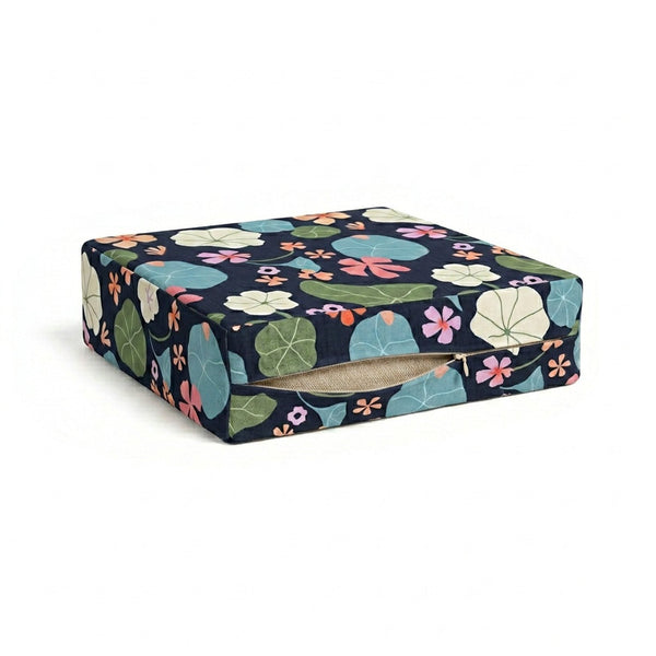 Water Lilly Canvas Print Custom Cushion Cover