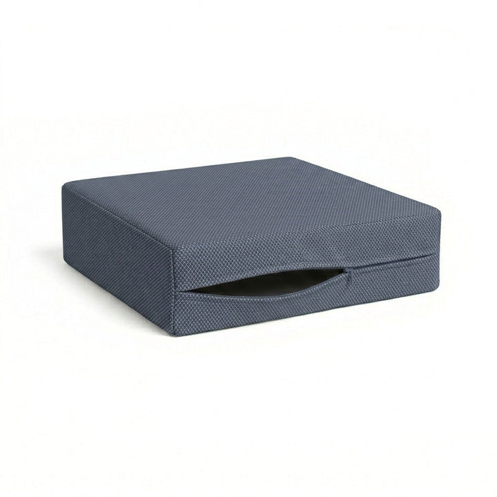 Steel Blue Diamond indoor/outdoor custom cushion cover