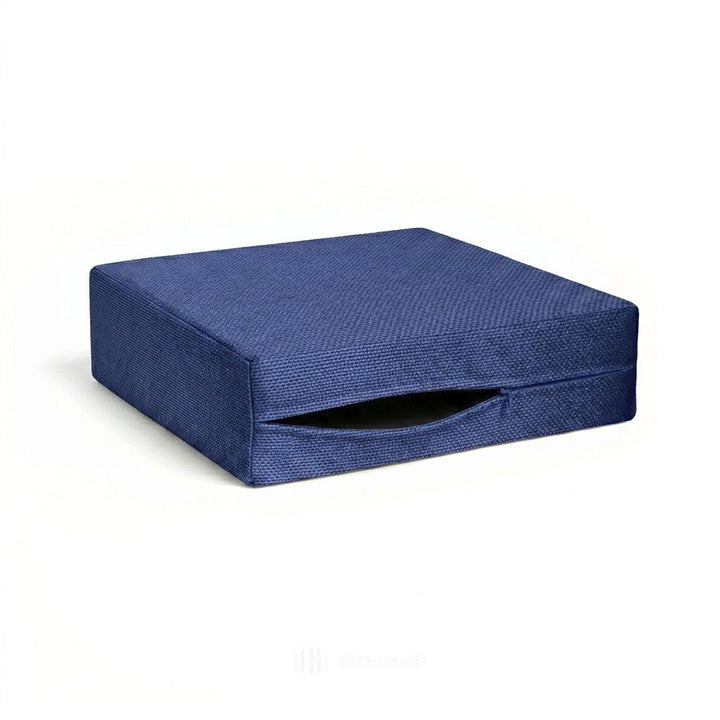 Royal Navy Outdoor Performance custom cushion cover in royal navy