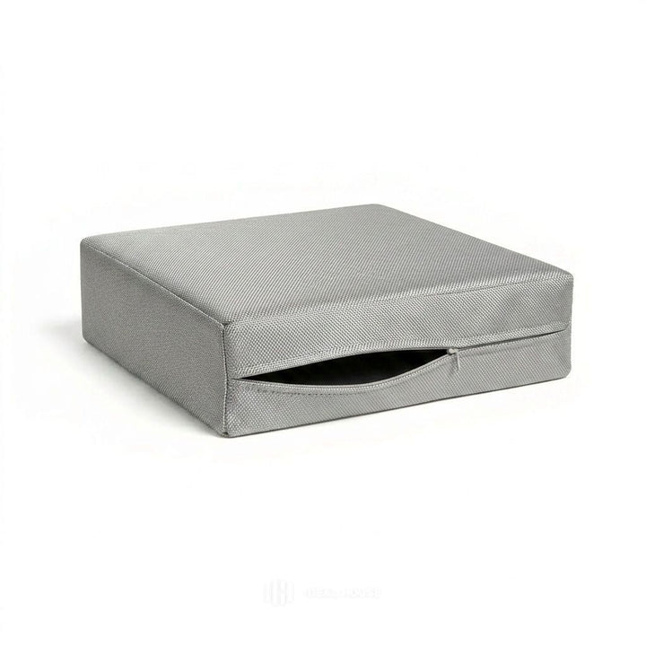 Cool Gray Outdoor Performance custom cushion cover in cool gray