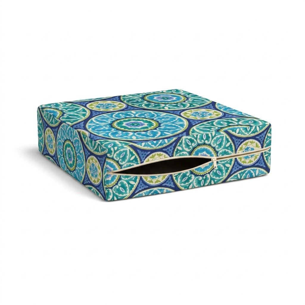 Suzani Medallion Custom Outdoor Cushion Cover