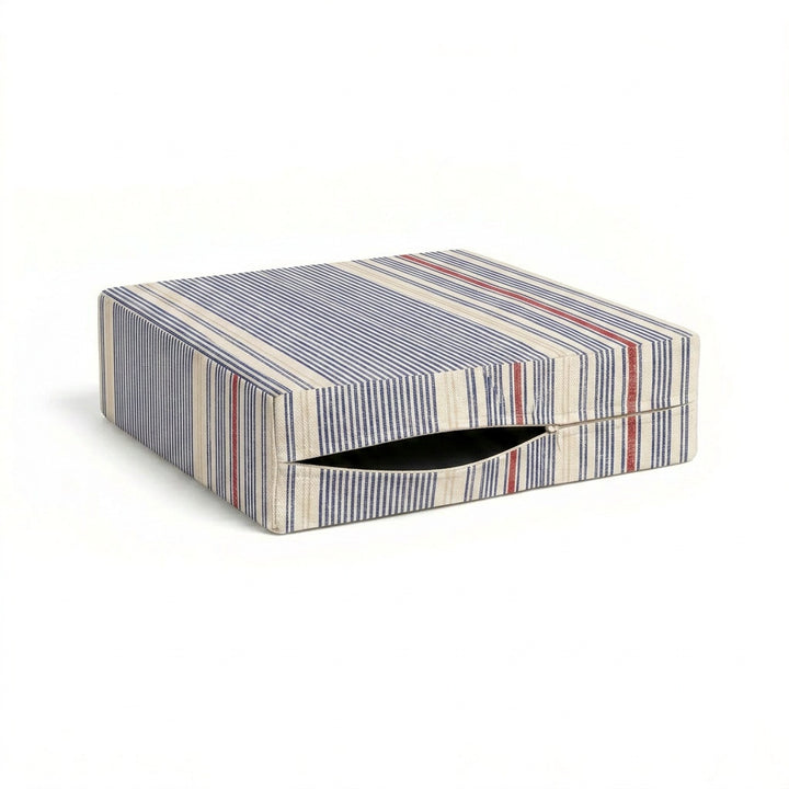 Marina Navy Stripe Outdoor Cushion Cover