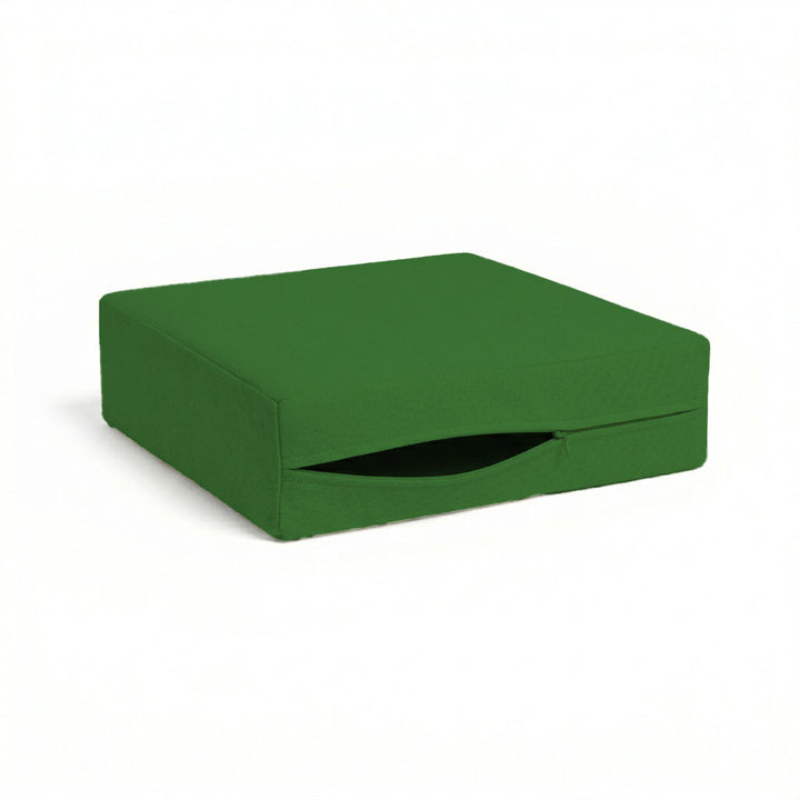 Hunter Green Poplin Custom Cushion Cover