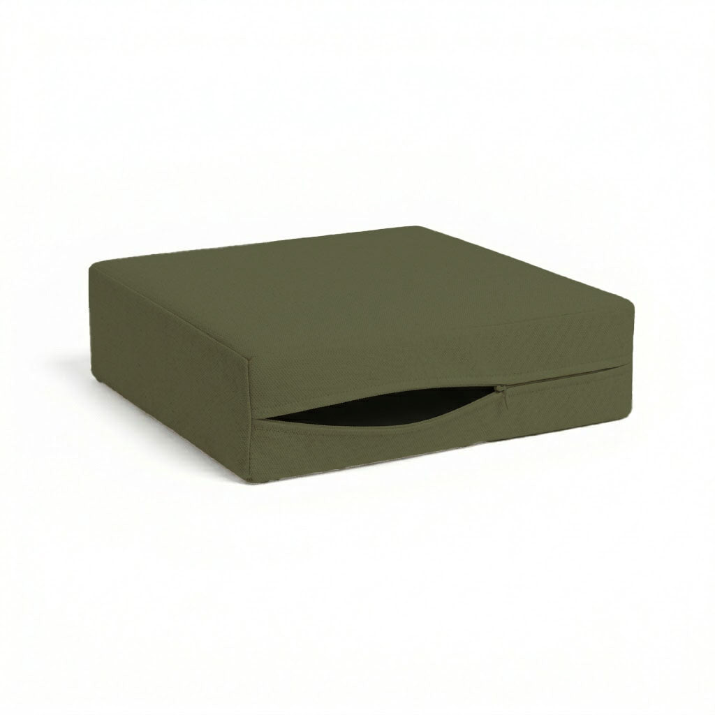 Durable Army Green Custom Cushion Cover