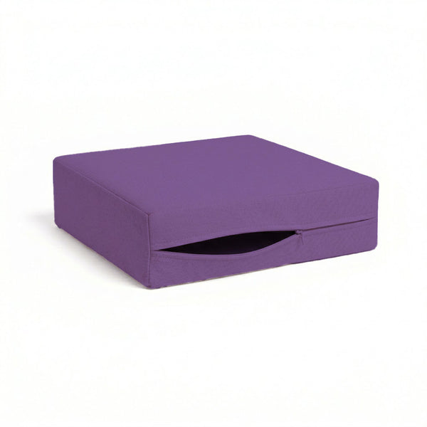 Purple Poplin Custom Cushion Cover