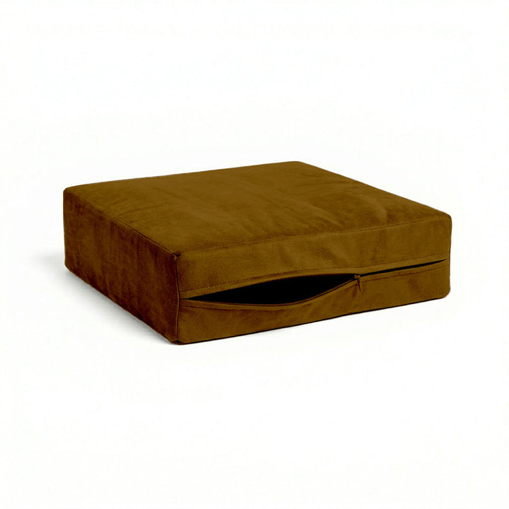Hazelnut Brown SuedeTouch Custom Cushion Cover
