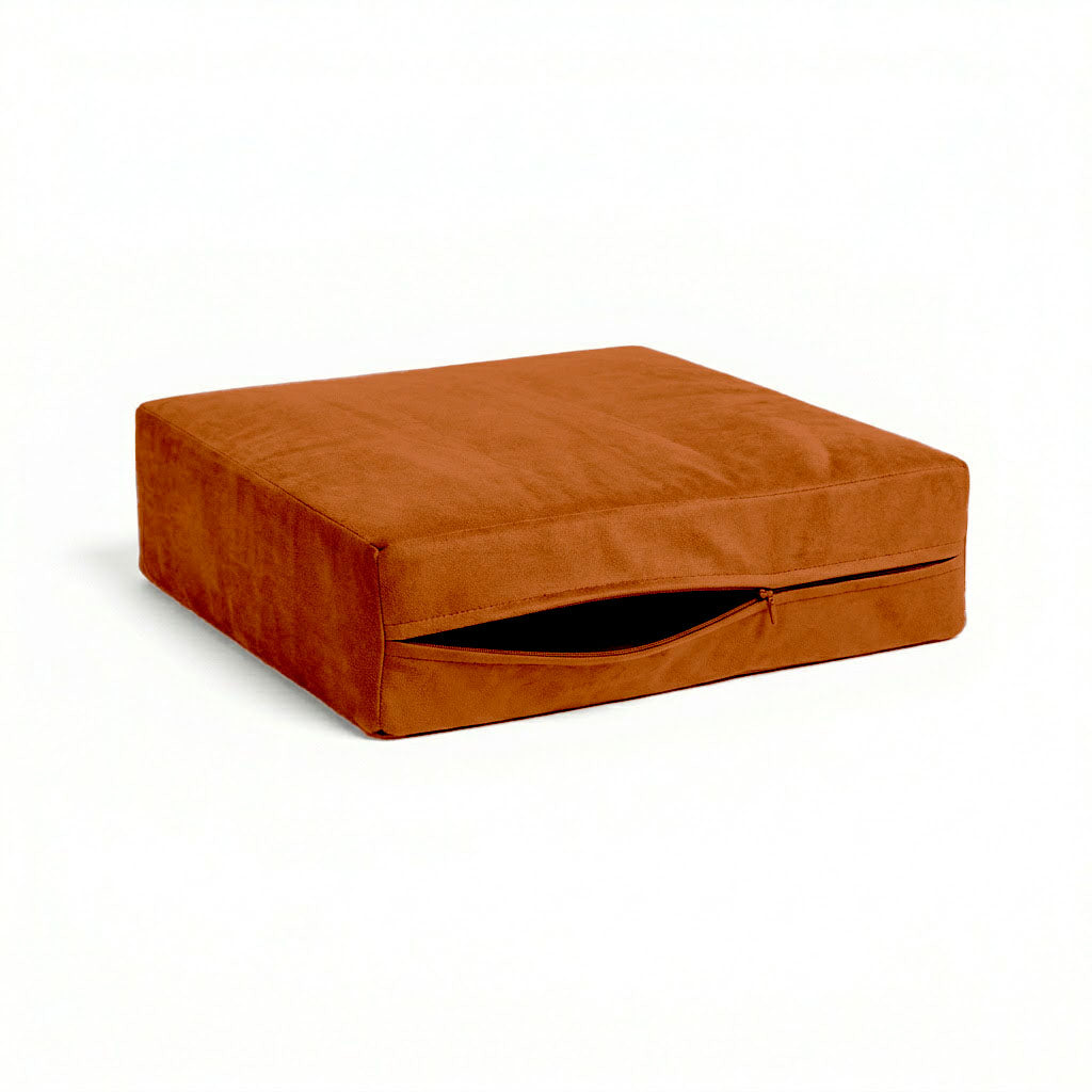 Warm Clay SuedeTouch Custom Cushion Cover