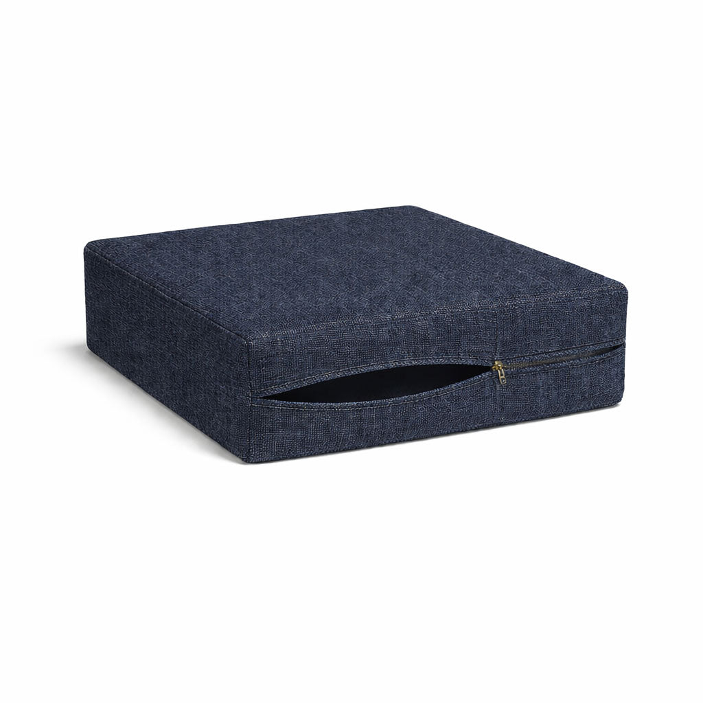 Blue Denim Canvas Custom Cushion Cover