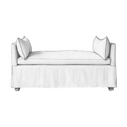 Custom Daybed Cover with Arms