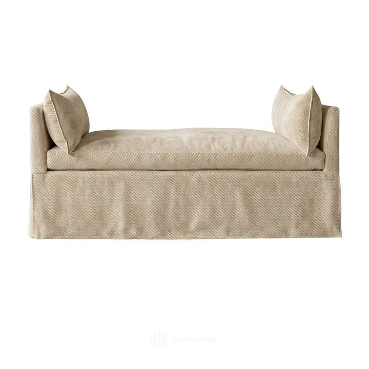 Olive Brown Performance Twill Custom Daybed Cover