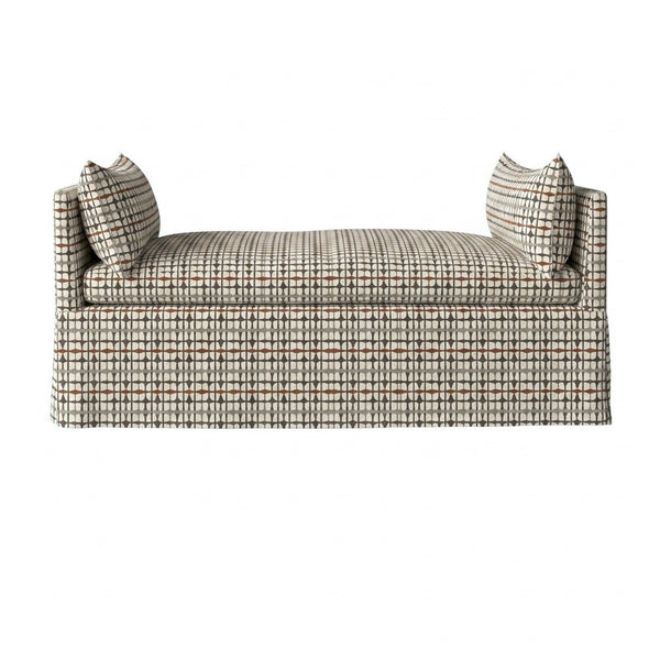 Mid-Century Copper Daybed & Mattress Cover