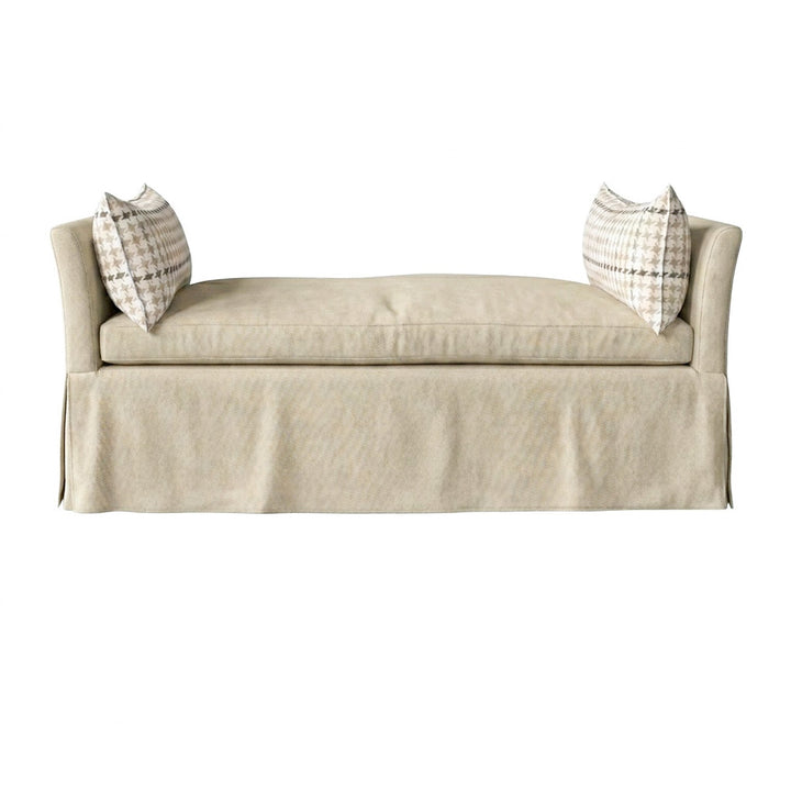 Natural Cotton Twill Daybed Cover