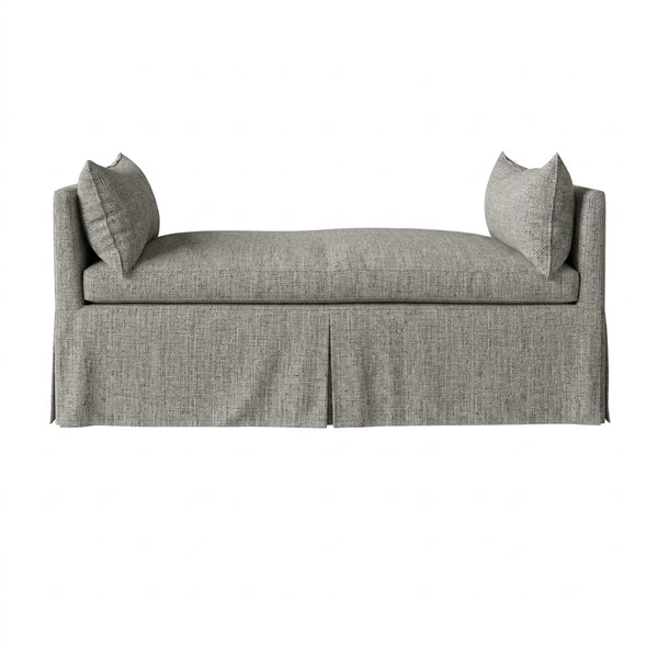 Soft Gray Daybed & Mattress Cover