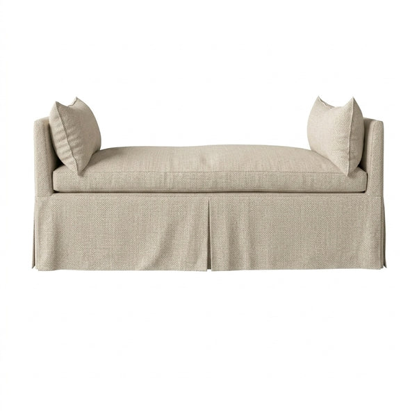 Rustic Oatmeal Daybed & Mattress Cover