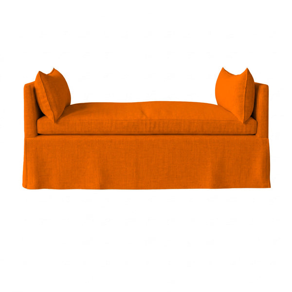 Hunter's Orange Heavyweight Daybed & Mattress Cover