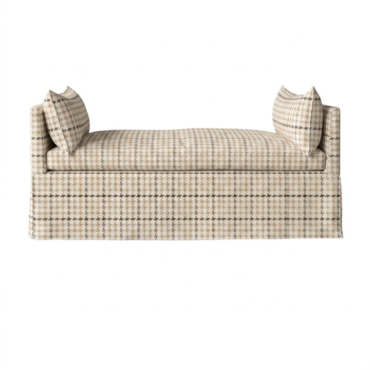 Classic Houndstooth Daybed &amp; Mattress Cover